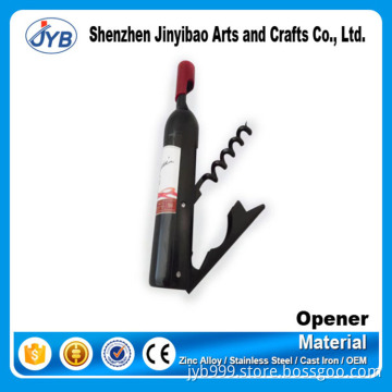 cheap price strong cute wine bottle shape corkscrew bulk sale